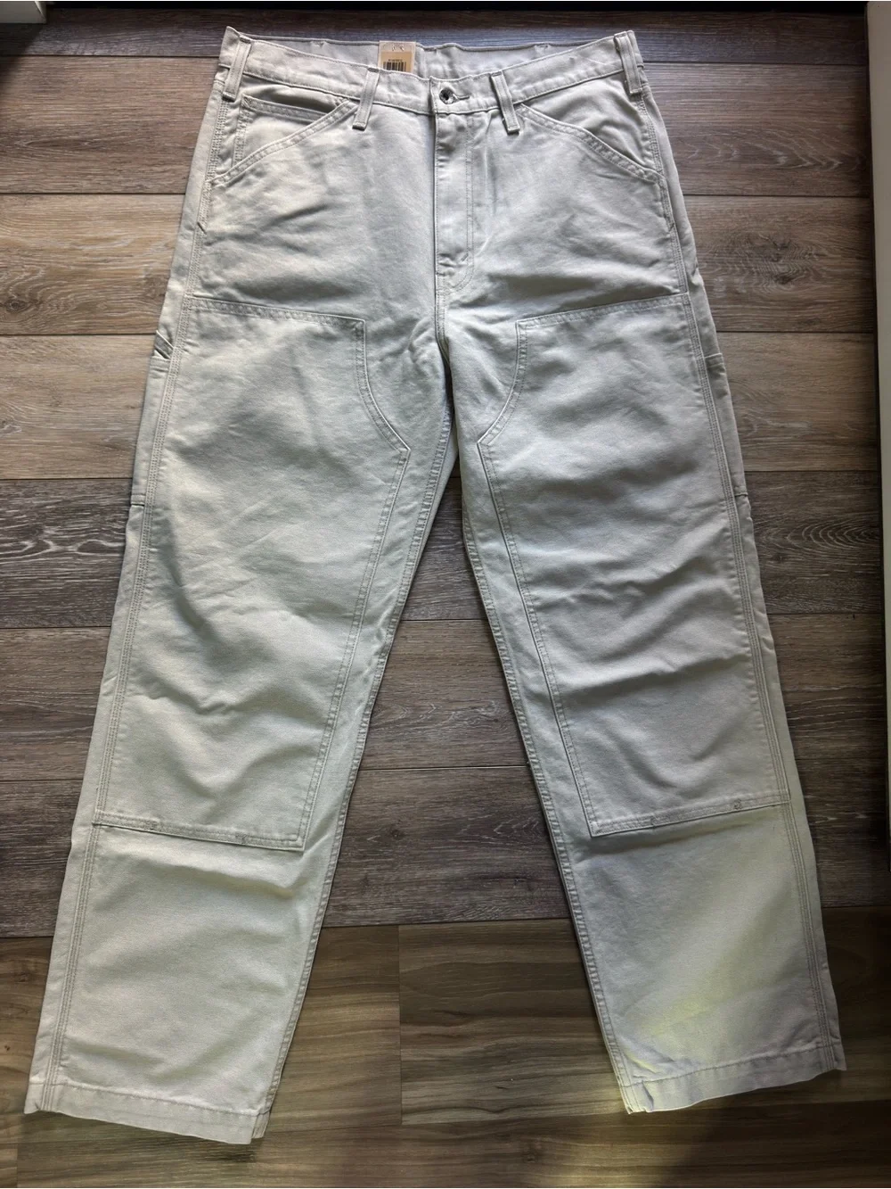 Levi's 568 Loose Carpenter Double Knee Pants Gray Men's  (33x32) NWT